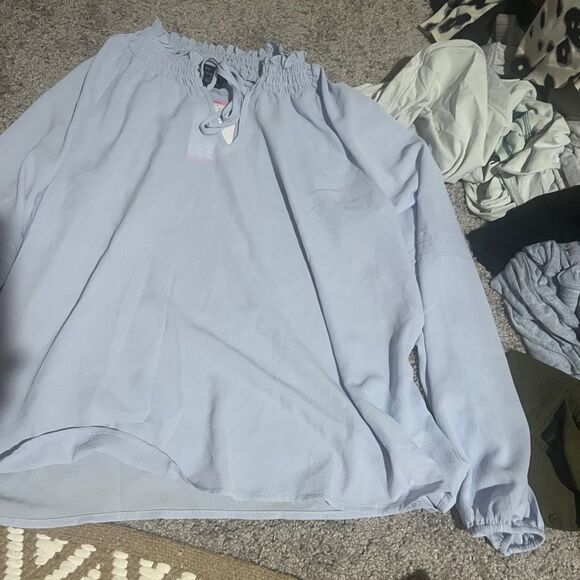 NWT Social Standard by Sanctuary Tallie Peasant Top - Picture 6 of 15